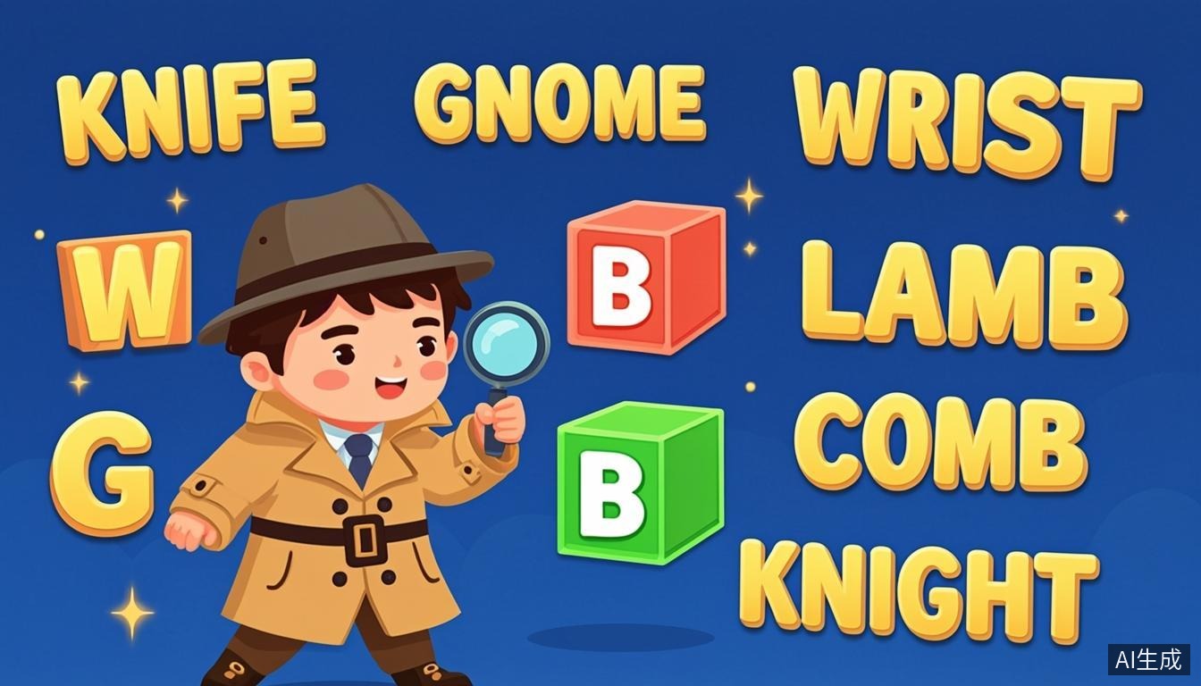 Silent Letter Detective Game